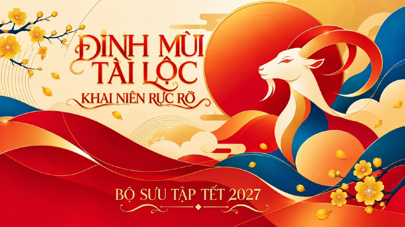 Bộ sưu tập Tết 2027 Đinh Mùi Tài Lộc