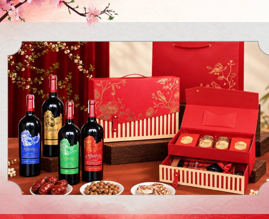 Hộp cao cấp 2 tầng phối gỗ