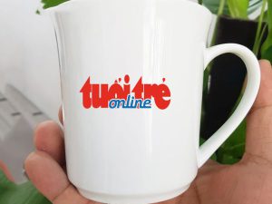 Cốc sứ in logo