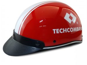 Nón bảo hiểm nửa đầu - Techcombank