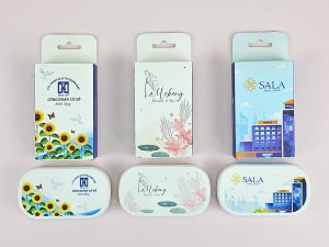 Hộp cắt móng tay in logo