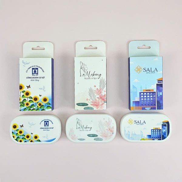 Hộp cắt móng tay in logo