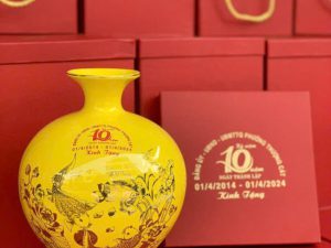 Bình hút lộc Bát Tràng